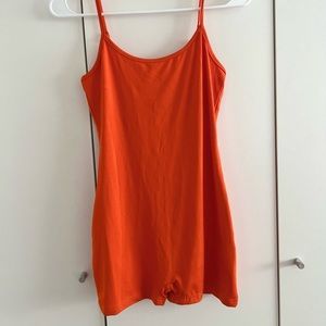 Orange Romper